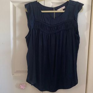 Navy blue tank top
